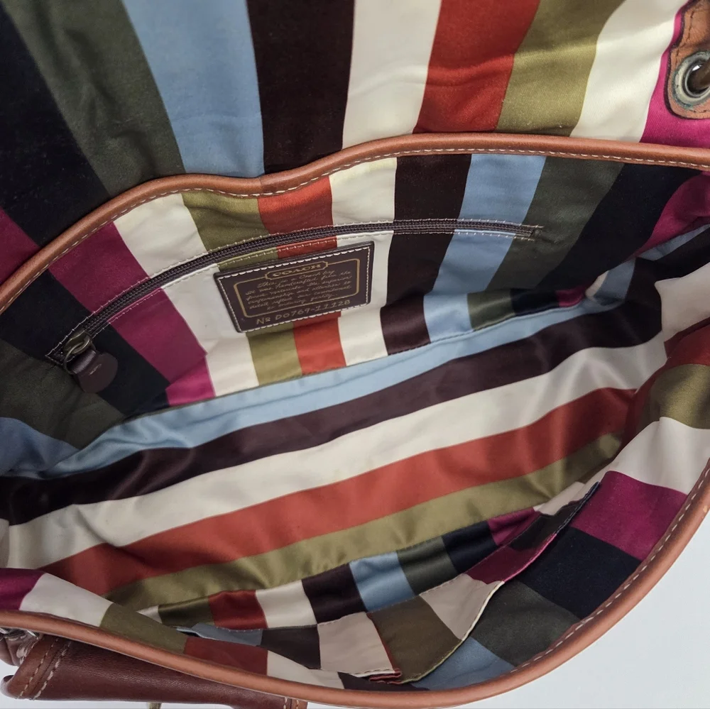 GORGEOUS COACH Y2K LIMITED EDITION LEIGH LEATHER LEGACY SATCHEL BAG 11128 - Picture 6 of 10